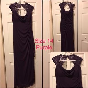 Purple gown